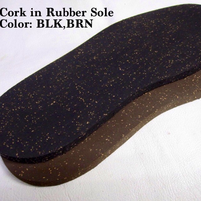 Cork in Rubber Sole